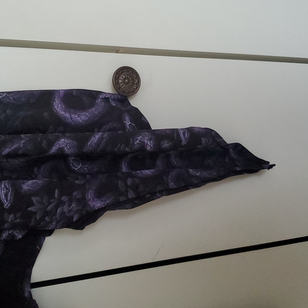 Killstar Purple Asymmetrical Skirt - Picture 8 of 16